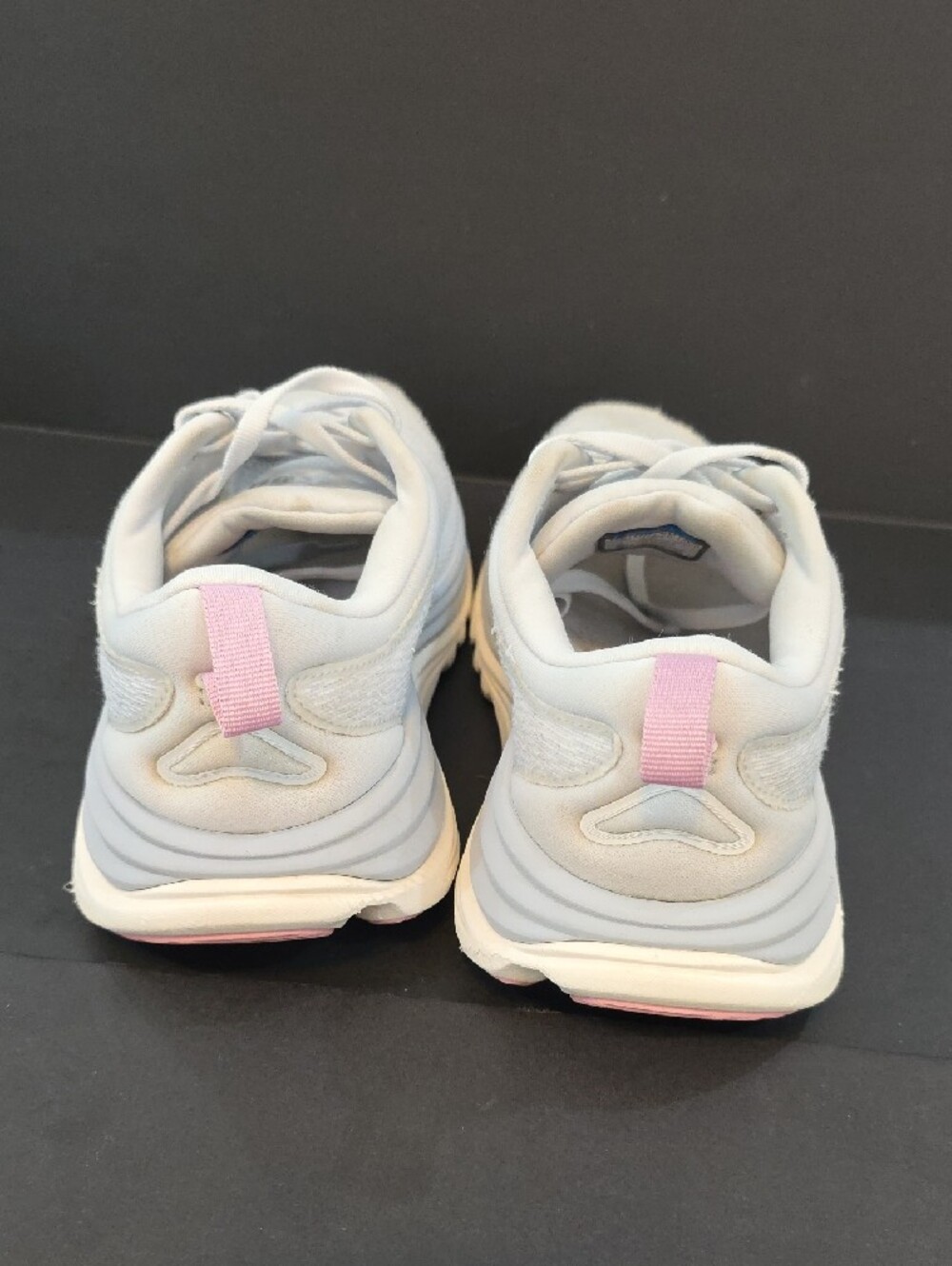Hoka Gaviota 5 Women's White and Light Pink Running Shoes Size 6.5 - Picture 7 of 11